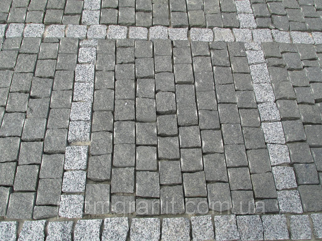 Бруківка гранітна сіра 7*7*4, фото 1
