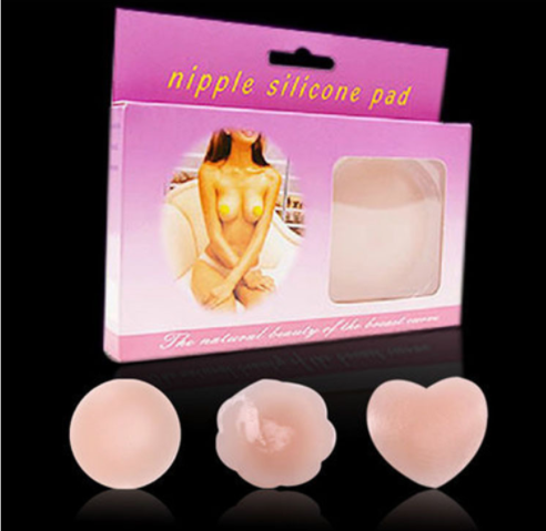 Силіконові наклейки на груди, накладки на соски, фото 1