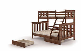 Двоярусне 3-місне ліжко Скандинавія