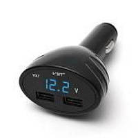 Вольтметр автомобільний 2 VST USB 708V Blue