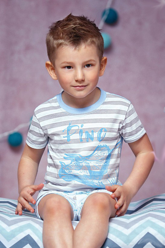 Дитячий літній костюм на хлопчика "Діно", фото 1