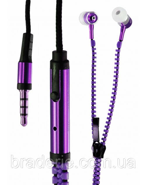Навушники блискавка Zipper Z 03
