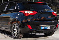 Накладка над номером Omsa на Hyundai i30 2012-2015 хетчбек