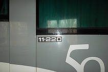 Изготовление замена лобового стекла на автобусе Man Irizar 11.220 в Никополе (Украина) 9