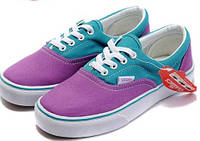 Кеды женские текстильные Vans ERA Purple/Blue "Фиолетово-голубые" р. 6-6.5 (37-39)