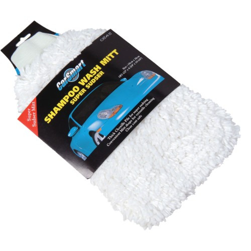 Рукавиця для миття авто з шенілу CarSmart Shampoo Wash Mitt Chenille