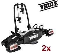 Велобагажник Thule Compact 925. Багажник для перевозки 2-х велосипедов на фаркоп. Велокрепление. Велоплощадка