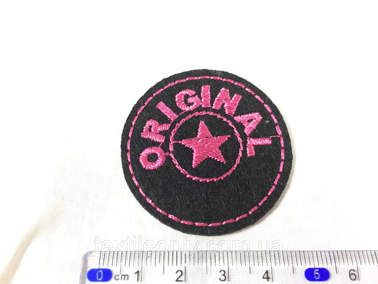 Нашивка original бузковий 45 мм