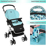 Дитяча прогулянкова коляска Блакитна (HC300-BLUE), фото 3