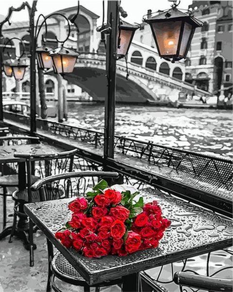 Картини по номерам 40х50 см. Babylon Біля мосту Ріальто у Венеції Фотохудожник Ассаф Франк (VP-694 )