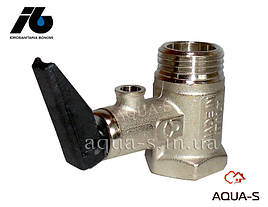 Клапан запобіжний для бойлера Bonomi DN 3/4" (8,5 бара) з важелем (Італія) 36350006