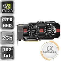 Видеокарта PCI-E NVIDIA Asus GTX660 DirectCU II TOP (2Gb/GDDR5/192bit/2xDVI/HDMI/DP) БУ