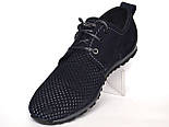 Кросівки літні в сіточку нубук чоловіче взуття великих розмірів Rosso Avangard BS ANBlu, фото 2
