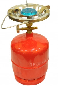 Примус портативна Газова пічка з балоном на 1,2 літрів, вогонь під рукою