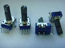 Потенціометр ALPS 204c для пультів 18mm, 200k