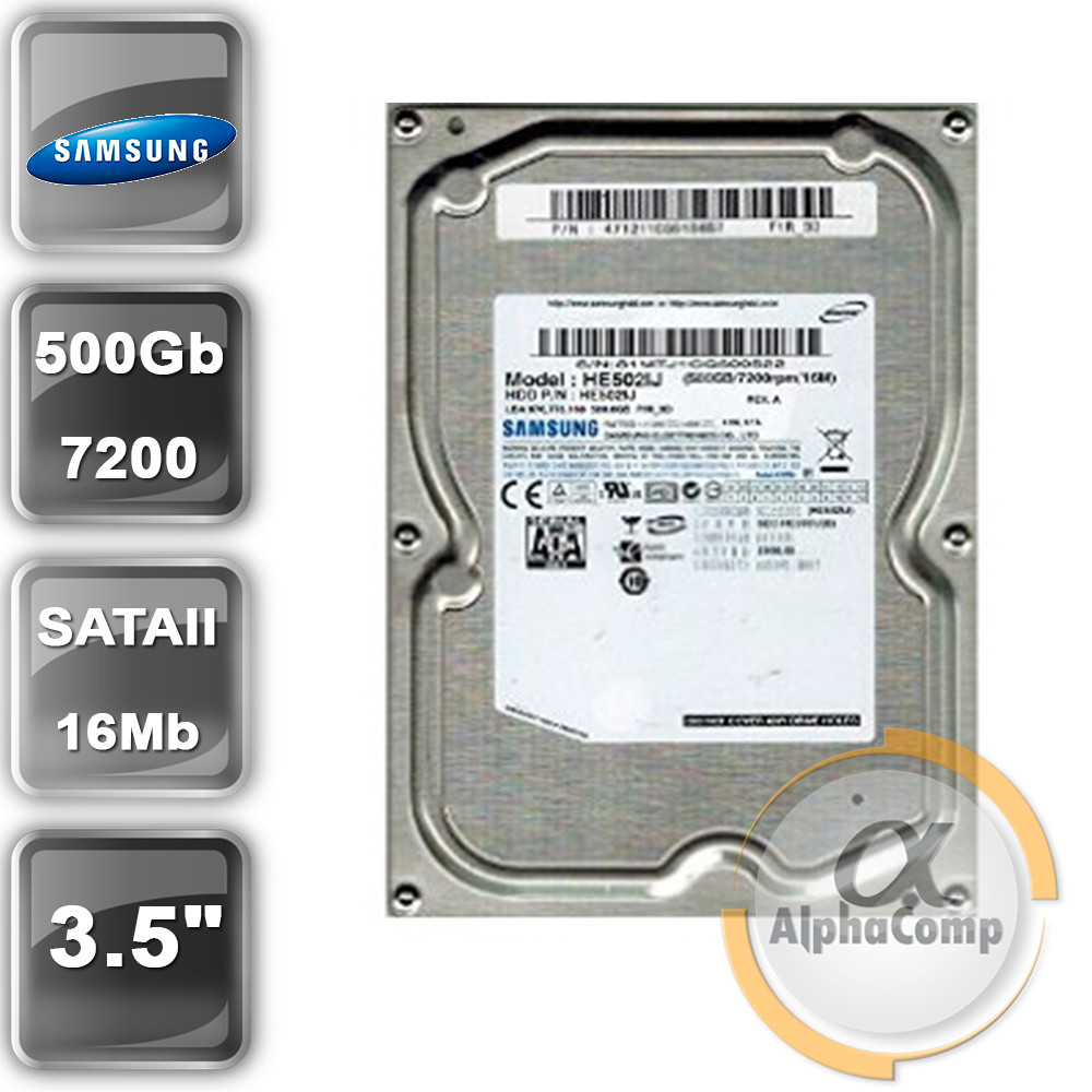 Жорсткий диск 3.5" 500 Gb Samsung HE502IJ (16Mb/7200/SATAII) БУ