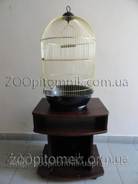 Кругла клітка для папуги, канарки, амадина.70*40 див. Фото
