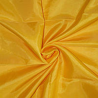 Відріз тканини, поліестр підкладковий, колір яскраво-жовтий 350х100см ціна за метр