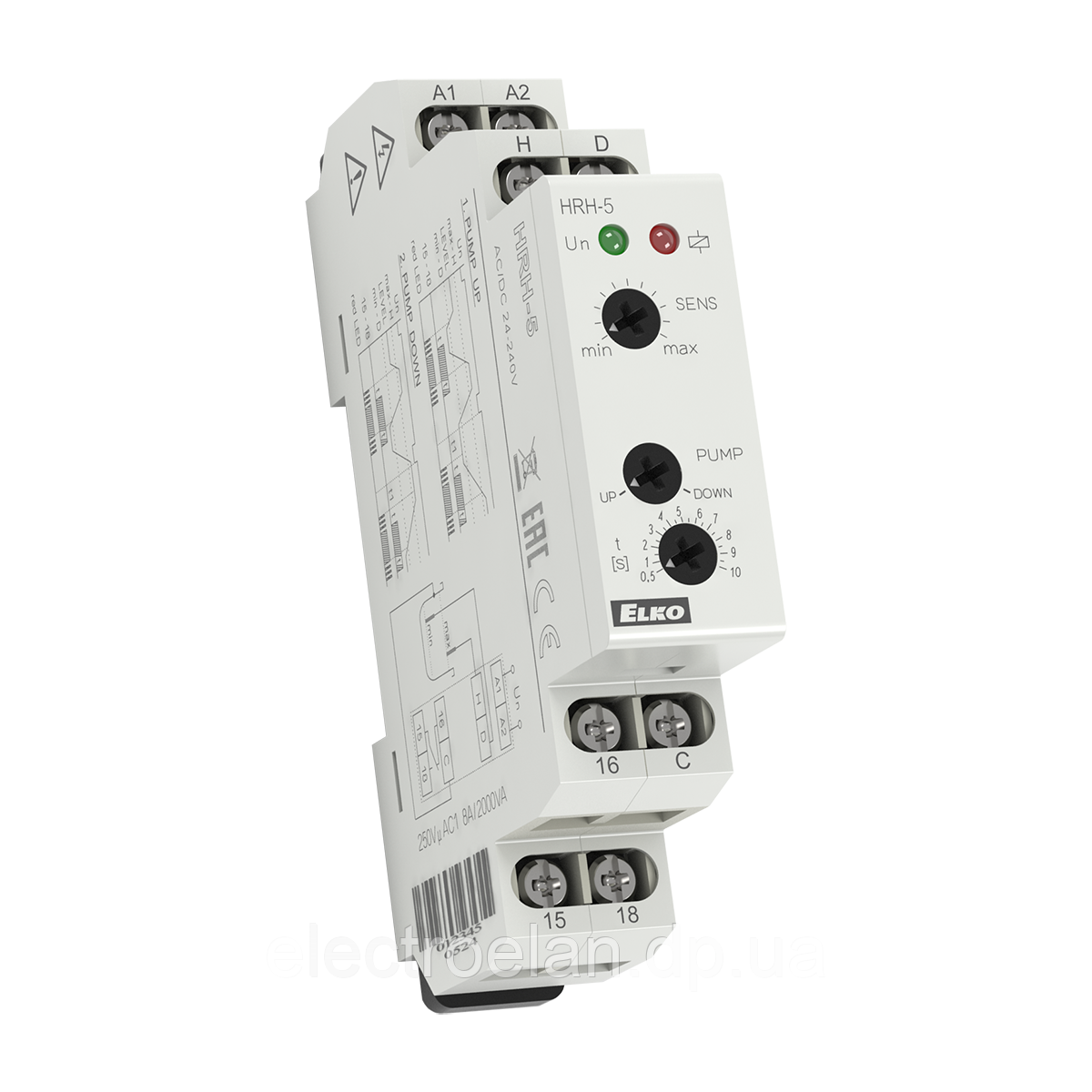 Реле контролю рівня рідини HRH-5/UNI, ELKOep