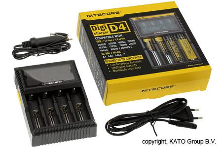 Универсальное зарядное устройство Nitecore Digicharger D4 - фото 5 - id-p541926366