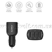 Зарядний пристрій для автомобіля Orico UCA-3U, фото 2