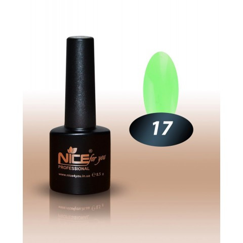 Гель-лак Nice for you No 17 магія м'яти 8,5 мл