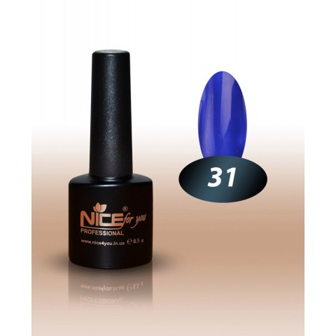 Гель-лак Nice for you No 31 синьо-фіолетовий 8,5 мл