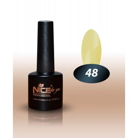 Гель-лак Nice for you No 48 лимонне морозиво 8,5 мл