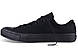 Кеди в стилі Converse ALL STAR (конверси) Чорні низькі в коробці, фото 5