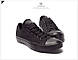 Кеди в стилі Converse ALL STAR (конверси) Чорні низькі в коробці, фото 10