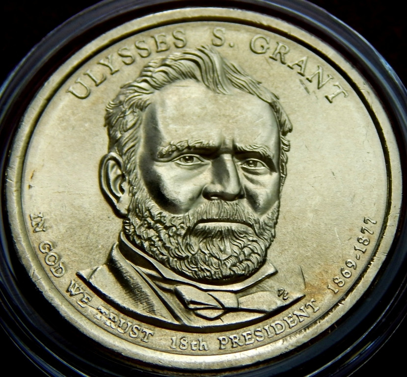 Монета США 1 долар 2011 р. 18 президент Уліс Грант