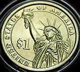Монета США 1 долар 2011 р. 18 президент Уліс Грант, фото 3