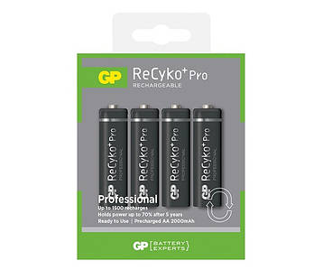 Акумуляторна батарейка GP ReCyko+ Pro Professional 2100AAHCBN-U4, 1.2V, фото 1