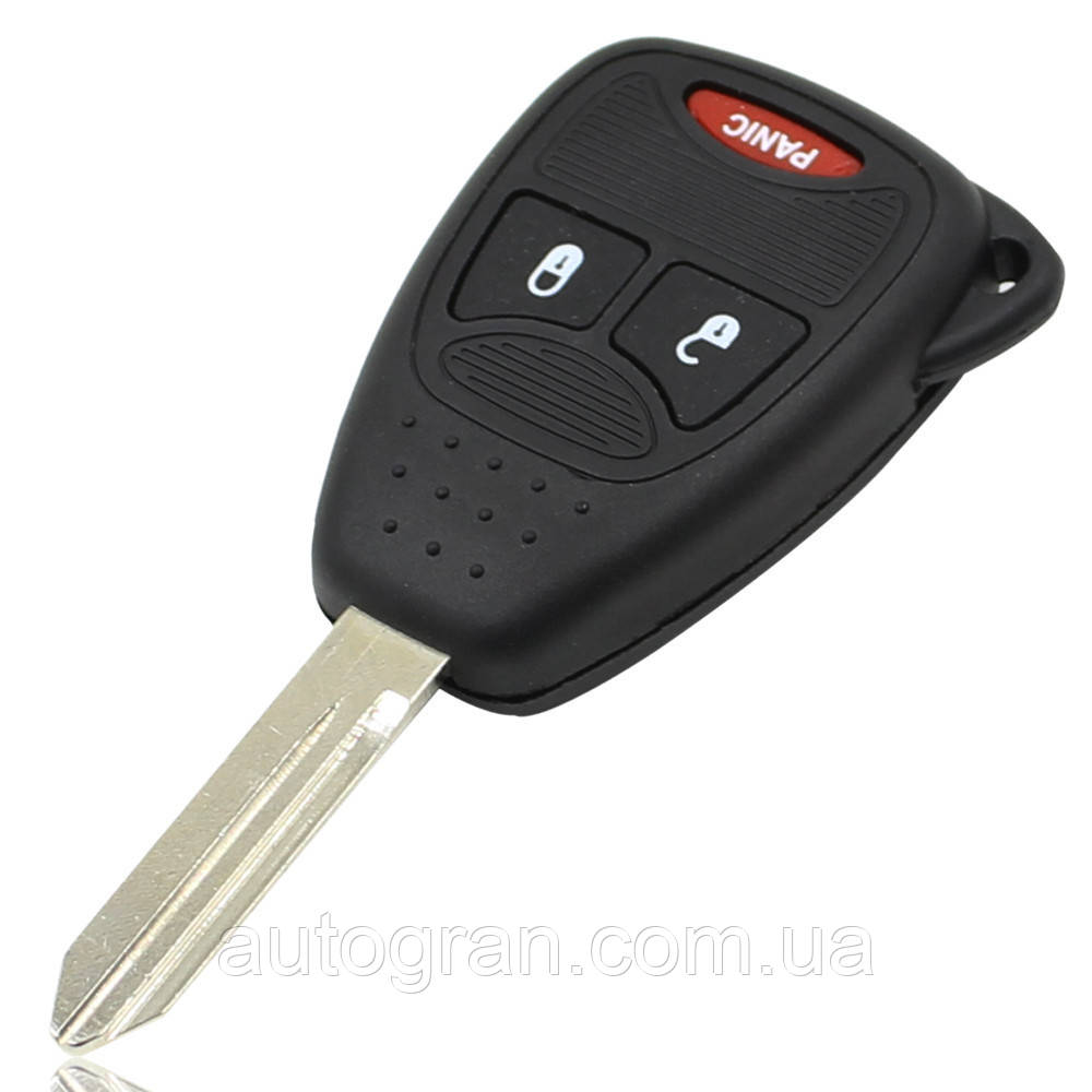 Корпус ключа Chrysler 2+panic кнопки, фото 1