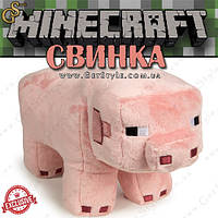 Свинка з Minecraft "Pig Cochon" 28 см