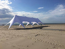 Шатер зірка чотиримащовий. Полієстер (польща). Білий.