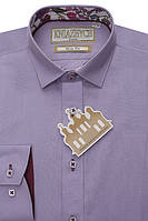 Стильна сорочка для хлопчика з довгим рукавом.