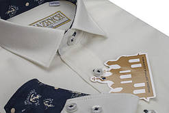 Стильна сорочка для хлопчика з довгим рукавом.