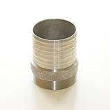 Штуцер під шланг із зовнішнім різьбленням G1"х32мм ст. 12Х18Н10Т, фото 6