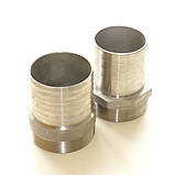 Штуцер під шланг із зовнішнім різьбленням G1"х32мм ст. 12Х18Н10Т, фото 8