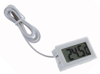 Термометр цифровий TPM-10 вбудований термометр Білий