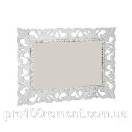 Дзеркало ІМПЕРІЯ 1.2х1.0м білий глянець від Міро-Марк, фото 1