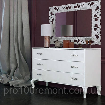 Дзеркало ІМПЕРІЯ 1.2х1.0м білий глянець від Міро-Марк, фото 2