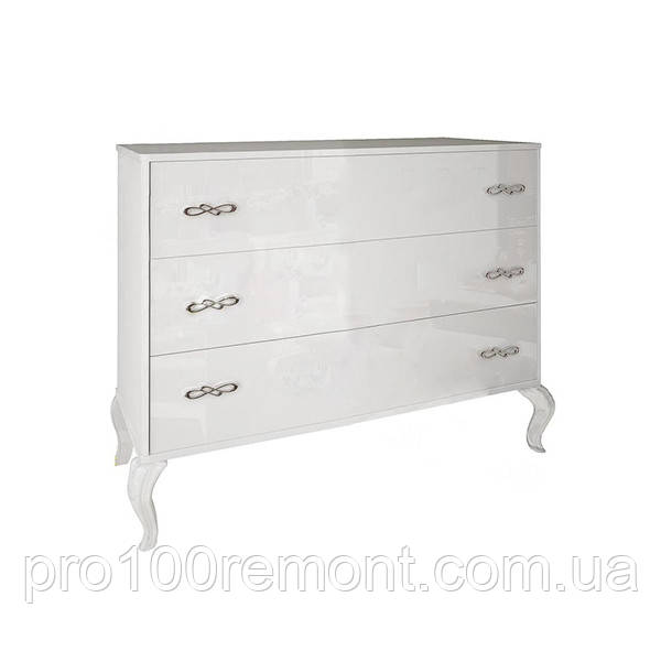 Комод ІМПЕРІЯ білий глянець 3 ящики від Міро-Марк