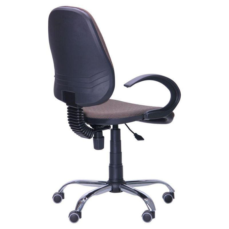 Кресло офисное Бридж хром FS подлокотники АМФ-5, ткань Квадро-46 (AMF-ТМ) - фото 4 - id-p17026747