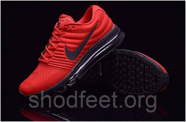 Чоловічі кросівки Nike AIR MAX 2017 Black Red, фото 1