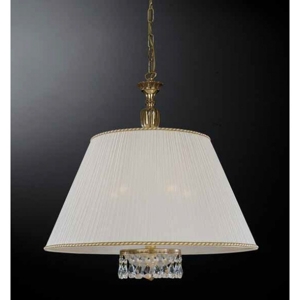 Люстра RECCAGNI ANGELO L 6500/60 золото/скло/тканина/кришталь