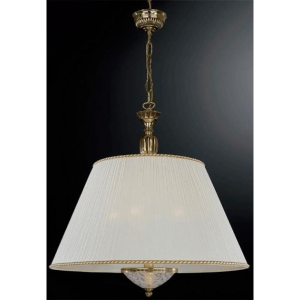 Люстра RECCAGNI ANGELO L 6502/60 золото/скло/тканина