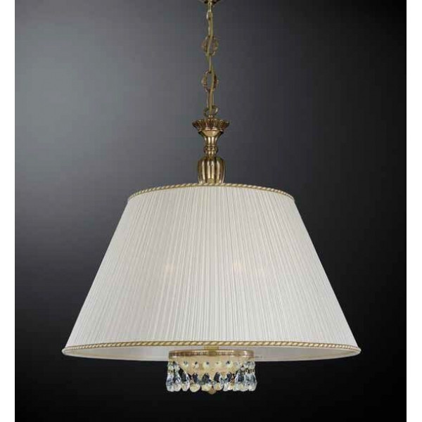 Люстра RECCAGNI ANGELO L 6520/60 золото/скло/тканина/кришталь