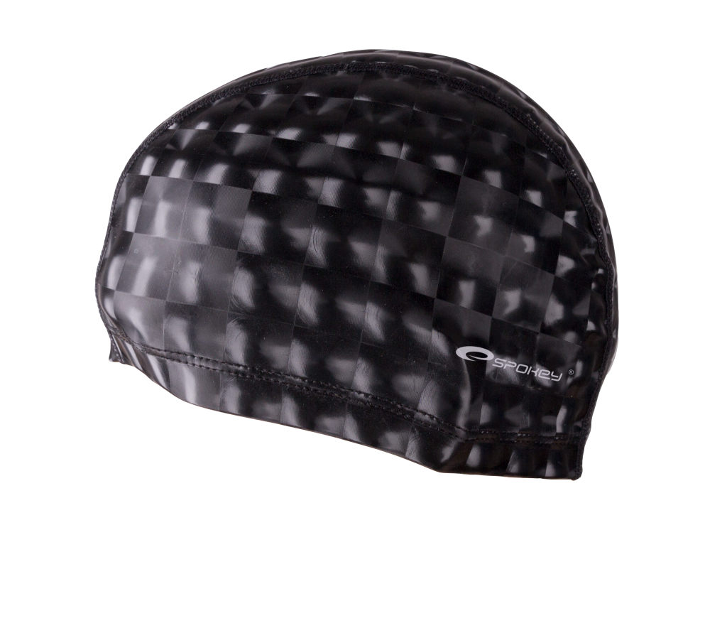 Шапочка для плавання лайкра Spokey Torpedo 3D 837547 (original) для басейну, для довгих волосся, поліуретан